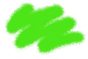 модель Акриловая краска ярко-зеленая